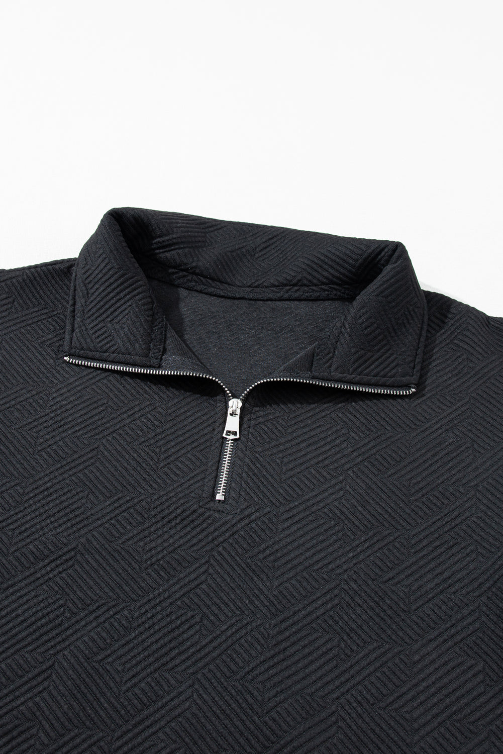 Black textured fabric: subtle texture adds a touch of style.