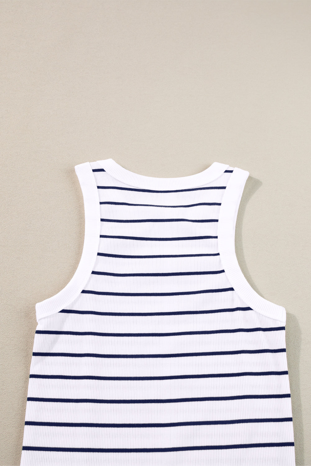 Shop the black and white striped tank mini dress at Vogue Village!  pen_spark